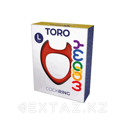 Wooomy ' s Toro эрекциялық сақинасы қызыл (L) от sex shop Extaz фото 3