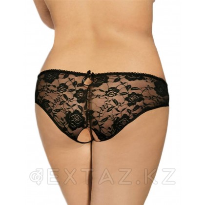 Қара шілтерлі Трусики (өлшемі 3XL-4XL) от sex shop Extaz фото 6
