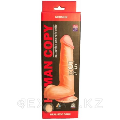 Фаллоимитатор неоскин на присоске HUMAN COPY Lovetoy (17 см.) от sex shop Extaz