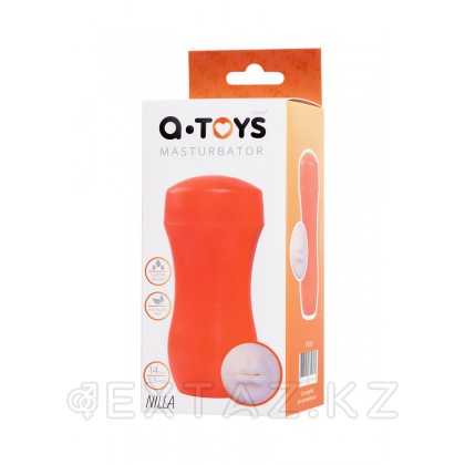 Мастурбатор TOYFA A-Toys Nilla (рот, оранжевый/телесный) от sex shop Extaz фото 5