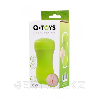 Мастурбатор TOYFA  A-Toys Crista (вагина, зеленый/телесный) от sex shop Extaz фото 2