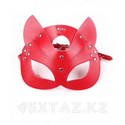 Эротическая маска с ушками, цвет красный от sex shop Extaz