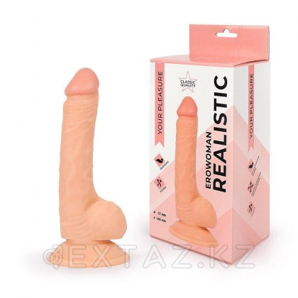 Реалистичный фаллоимитатор (14 * 3,7) телесный от sex shop Extaz