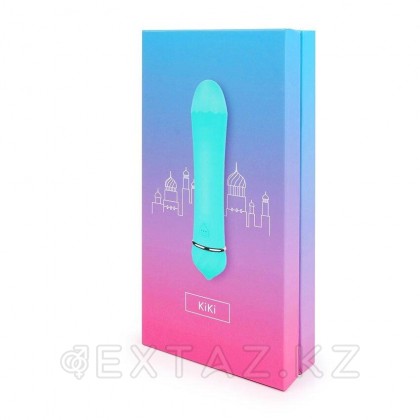 ВИБРОМАССАЖЁР KiKi бирюзовый (12*2,7) от sex shop Extaz фото 2