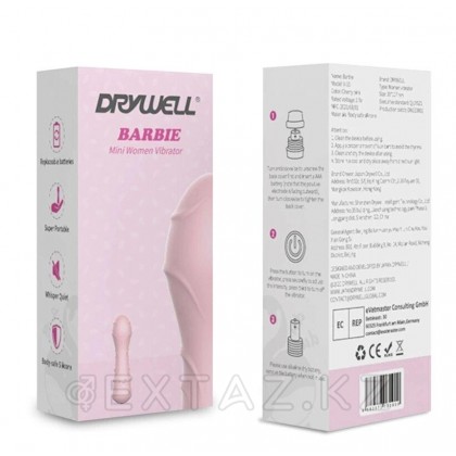 Минивибратор DryWell Barbie, жёлтый от sex shop Extaz фото 2