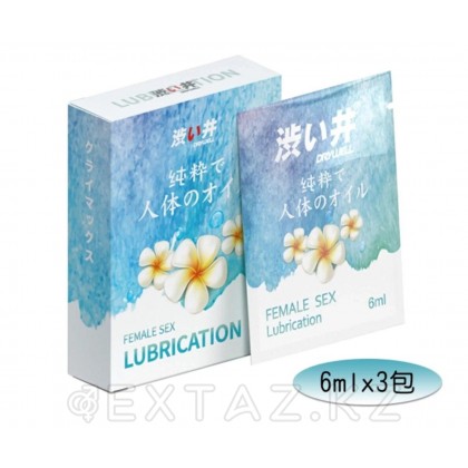 DryWell су негізіндегі майлағыш, әрқайсысы 6 мл 3 пакет. от sex shop Extaz