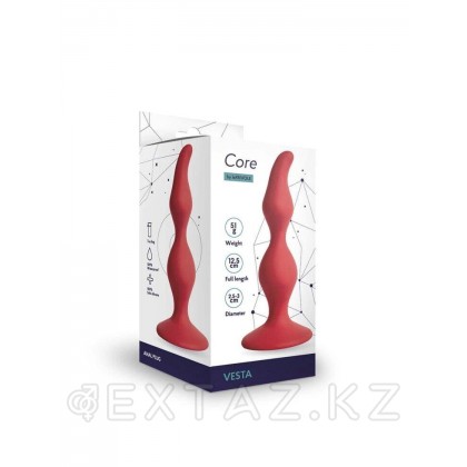 Анальная тығын Vesta бордо (12,5*3) от sex shop Extaz фото 3