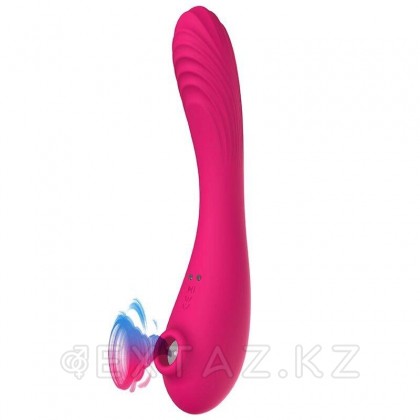 Сгибаемый вибратор с воздушной стимуляцией и подогревом от sex shop Extaz фото 4