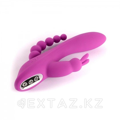 Вибратор-кролик с анальной стимуляцией Desire Luxury Triple Pleasure от sex shop Extaz фото 4