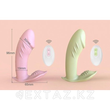 Стимулятор точки G с пультом ДУ зеленый от sex shop Extaz фото 2