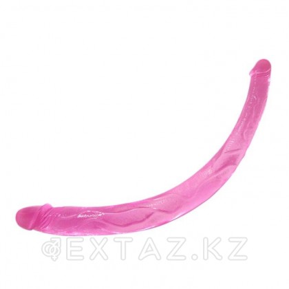 Двойной фаллоимитатор Double dong розовый от sex shop Extaz фото 4