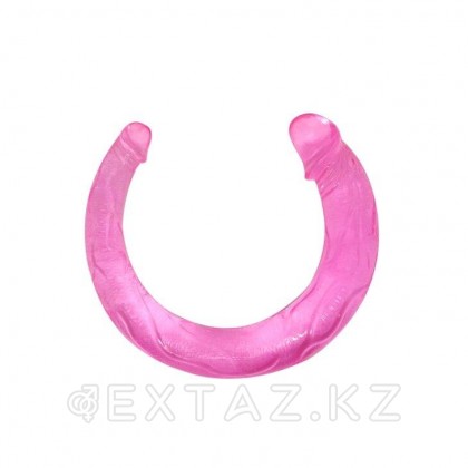 Двойной фаллоимитатор Double dong розовый от sex shop Extaz фото 5