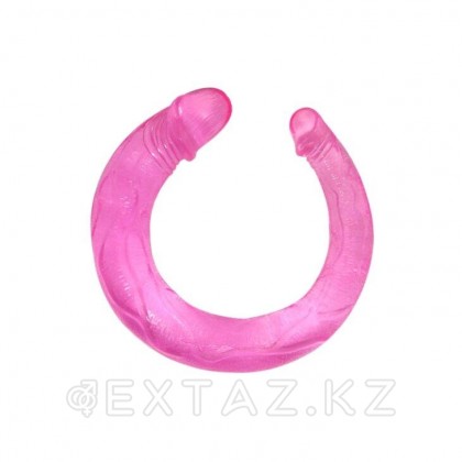 Двойной фаллоимитатор Double dong розовый от sex shop Extaz фото 3