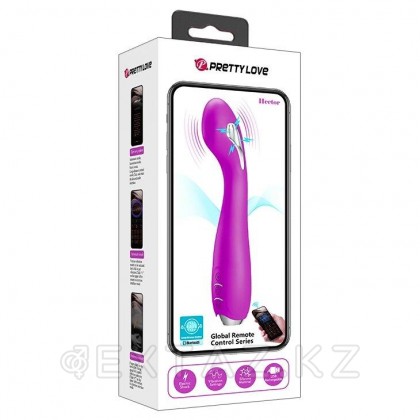 Вибромассажер с электростимуляцией и удалённым управлением Hector от sex shop Extaz