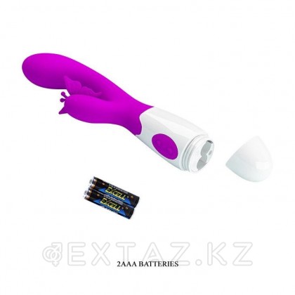 Вибратор со стимулятором клитора Butterfly kiss от sex shop Extaz фото 5