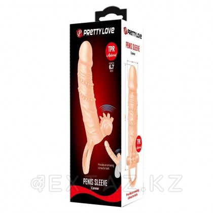 Насадка на пенис с кольцом и вибропулей Connor от sex shop Extaz