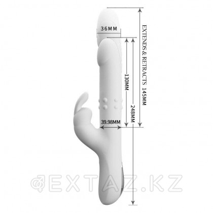 Вибратор-кролик с ротацией и доп. стимуляцией Reese от sex shop Extaz фото 9