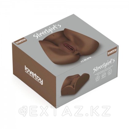Двойной мастурбатор Streetgirl's Black № 2 (вагина+анус) от sex shop Extaz