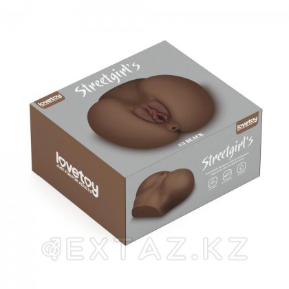 Двойной мастурбатор Streetgirl's Black № 3 (вагина+анус) от sex shop Extaz