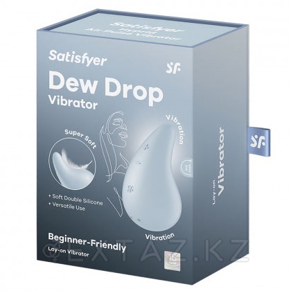 Satisfyer Dew Drop көк клиторальды шағын вибратор от sex shop Extaz фото 5