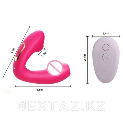 Вибратор с двойной стимуляцией точки G и клитора от sex shop Extaz фото 2