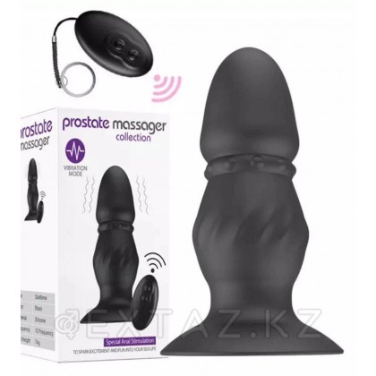 Виброплаг анальный с пультом ДУ (9 см.) от sex shop Extaz