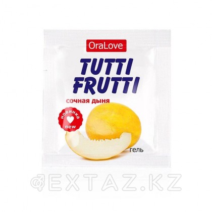 Гель TUTTI-FRUTTI СОЧНАЯ ДЫНЯ одноразовая упаковка 4 г. от sex shop Extaz