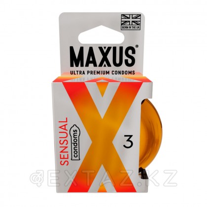MAXUS X-Edition sensual презервативтері, анатомиялық пішін, 3 дана от sex shop Extaz