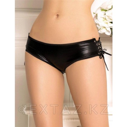 Кожаные трусики Ohyeah на шнуровке с доступом, M-L от sex shop Extaz