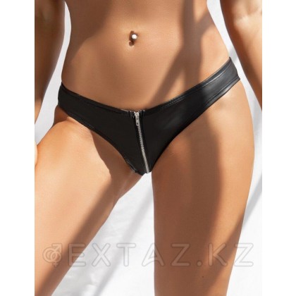 Ohyeah Leather Zipper Black сыдырма винил Трусики, 5XL от sex shop Extaz
