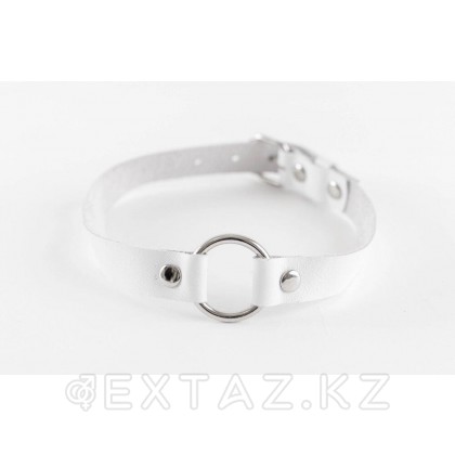 Ақ шынайы былғары шокер от sex shop Extaz