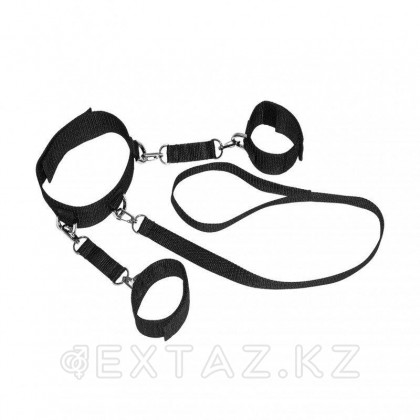 Ошейник с наручниками и поводком Джага-Джага от sex shop Extaz фото 5