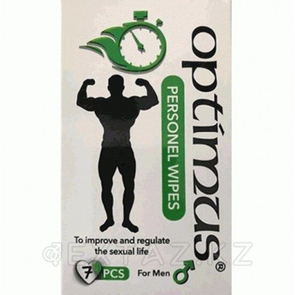 Салфетки Пролонгатор Optimus - 7 шт. от sex shop Extaz