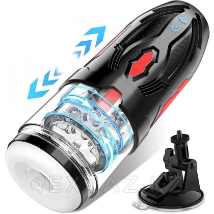 Электрический мастурбатор Hands-Free Cup с 7ю режимами вращения от sex shop Extaz