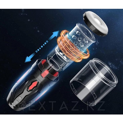 Электрический мастурбатор Hands-Free Cup с 7ю режимами вращения от sex shop Extaz фото 3