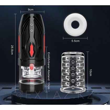 Электрический мастурбатор Hands-Free Cup с 7ю режимами вращения от sex shop Extaz фото 4