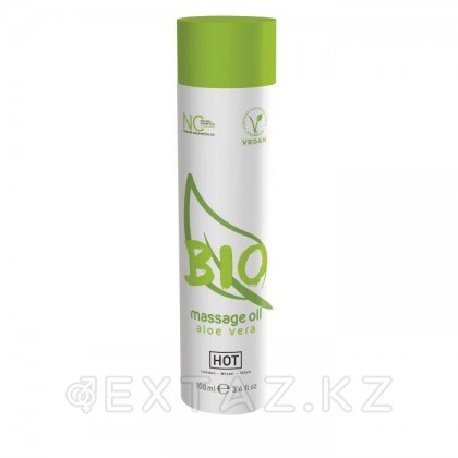 Массажное масло HOT BIO с экстрактом алое вера 100 мл. от sex shop Extaz
