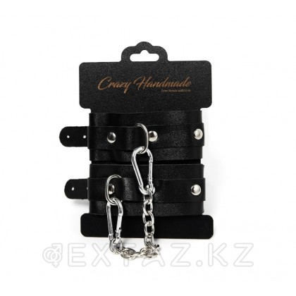 Қара былғары жиынтығы (6 дана) от sex shop Extaz фото 3