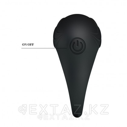 Силиконовое виброкольцо с мощным виброэлементом (уценка) от sex shop Extaz фото 2