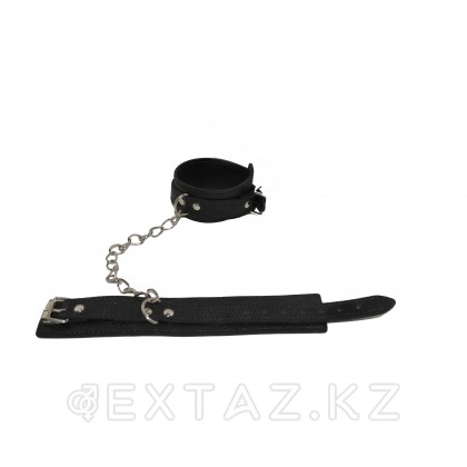 Наручники кожаные тонкие от sex shop Extaz