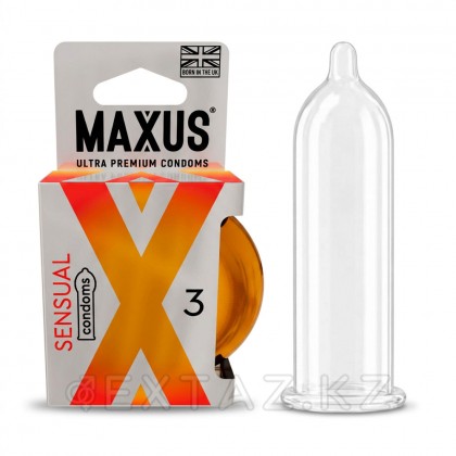 MAXUS X-Edition sensual презервативтері, анатомиялық пішін, 3 дана от sex shop Extaz