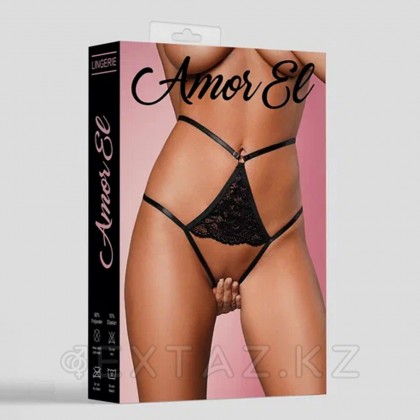 Amor el Black (L)қол жетімді ашық трусиктер от sex shop Extaz фото 4