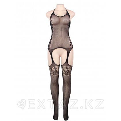 Боди сетка с чулками Heart Black (XL) от sex shop Extaz фото 5