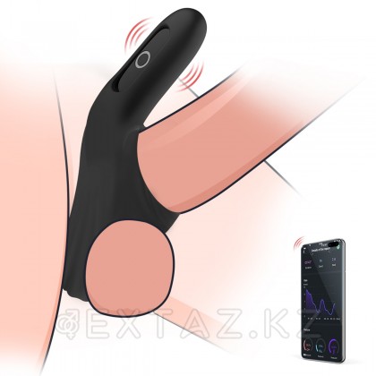 Magic Motion компаниясының Rise Қос эрекциялық сақинасы қара от sex shop Extaz фото 6