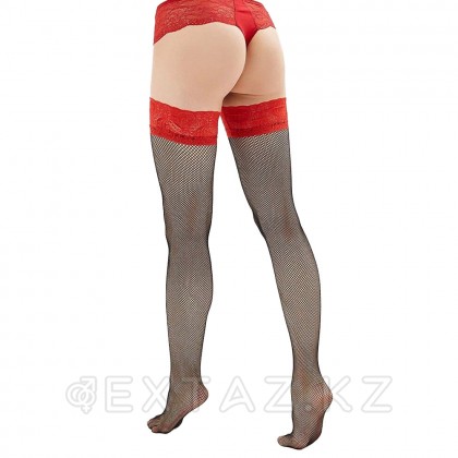 Силикондағы қызыл шілтерлі резеңке шұлықтар (Sense) (S / M) от sex shop Extaz фото 2