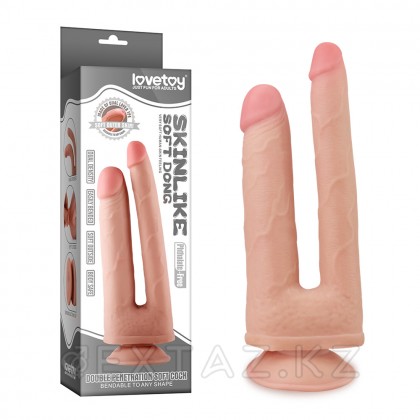 Двойной фаллоимитатор Skinlike Double от sex shop Extaz
