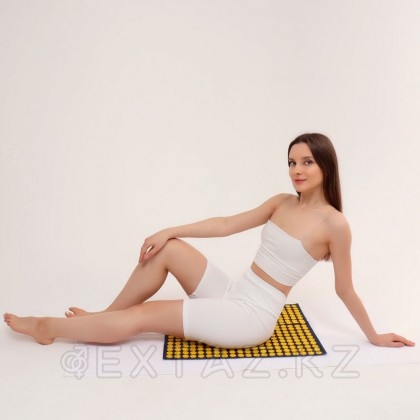 Ипликатор төсеніші (56 × 62 см) түсі қою көк / сары от sex shop Extaz фото 4