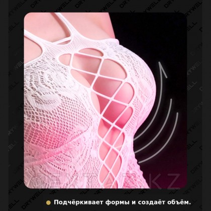 Drywell (S-M)ақ түсті эротикалық шілтер көйлек от sex shop Extaz фото 13