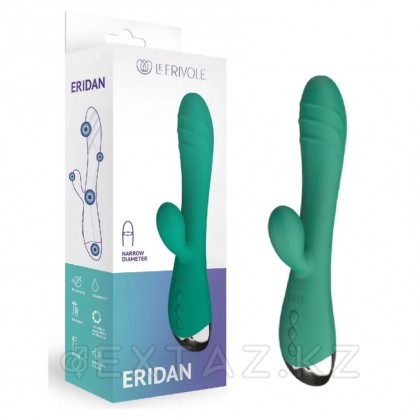 Вибратор қоян Eridan, түсі қылқан жапырақты жасыл (SOLAR) от sex shop Extaz фото 2