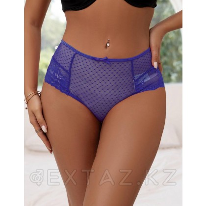 Lace Strappy көк түсті трусики (XL өлшемі) от sex shop Extaz фото 3